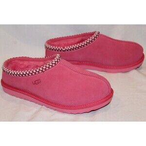 UGG YOUTH 6 WOMEN'S 7.5-8 TASMAN II PINK SUEDE CLOG SLIPPERS NIB